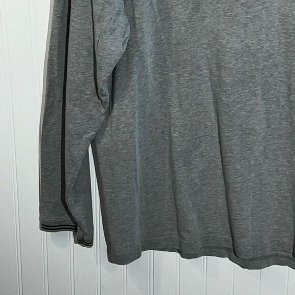 VTG Polo Ralph Lauren Football Sweater Mens X-Large Gray/Green Pullover V-Neck - Picture 5 of 10